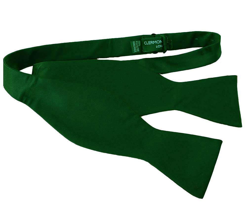 Bottle Green Self-Tie Bow Tie